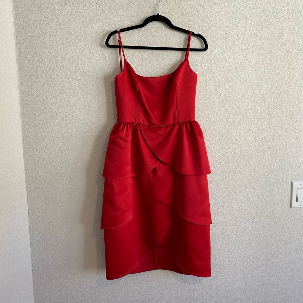 Betsey Johnson Red Midi Dress